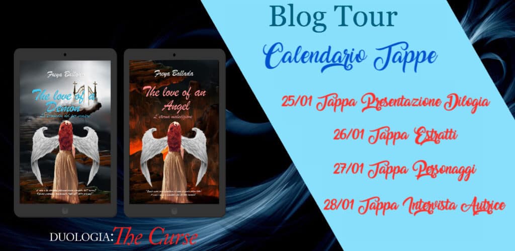Blog tour Dilogia The curse di Freya Ballada calendario tappe